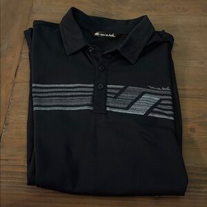 Travis Mathew Black Polo Shirt